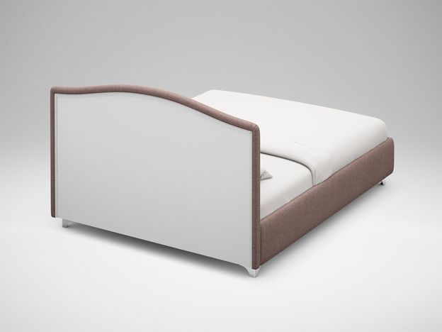 Кровать с подъемным механизмом MOON 1158 цвет красный,коричневый (фото 185032)