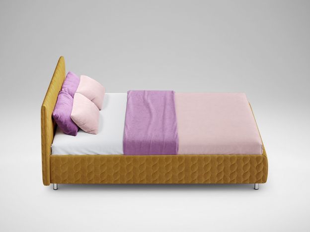 Кровать с подъемным механизмом MOON 1162 Persia цвет желтый (фото 185129)