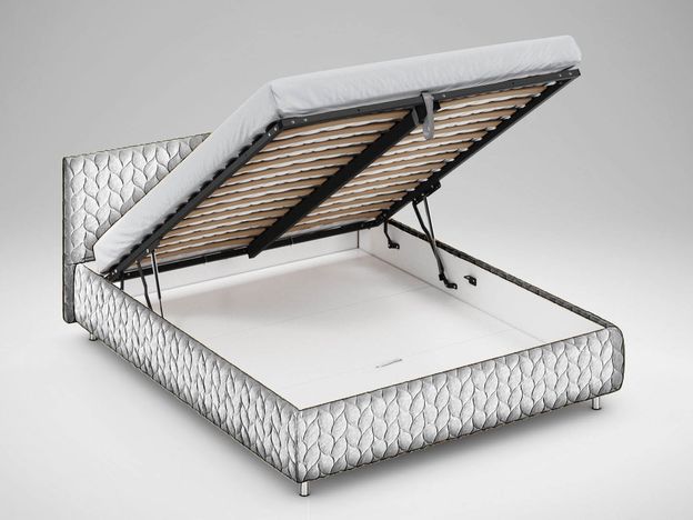 Кровать с подъемным механизмом MOON 1162 Persia цвет синий (фото 185202)