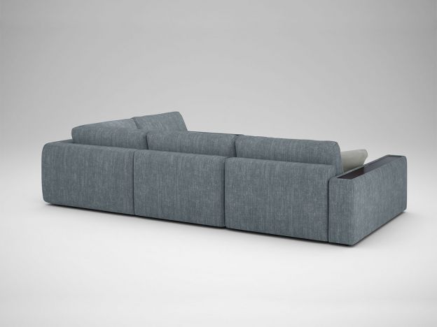 Угловой диван MOON 007 цвет серый (фото 191074)