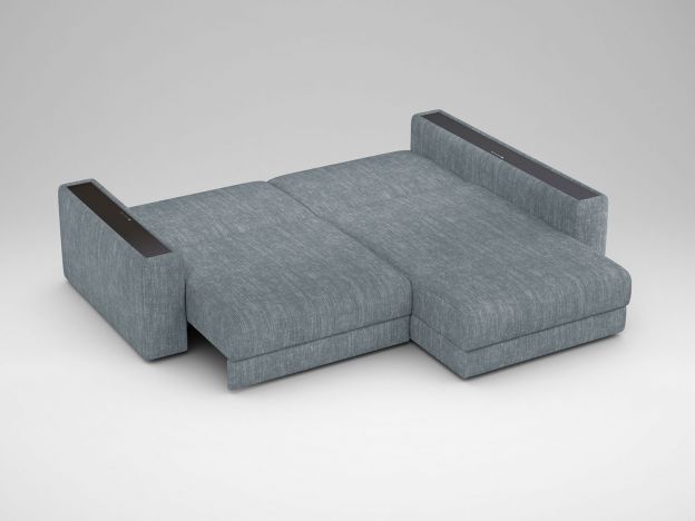 Угловой диван MOON 007 цвет серый (фото 191118)