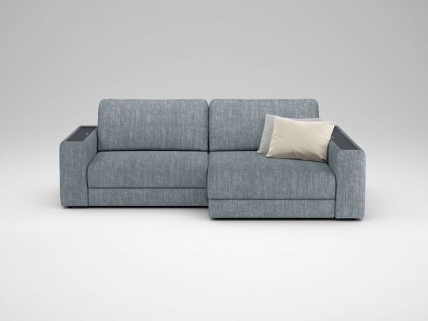 Угловой диван MOON 007 цвет серый (фото 191119)