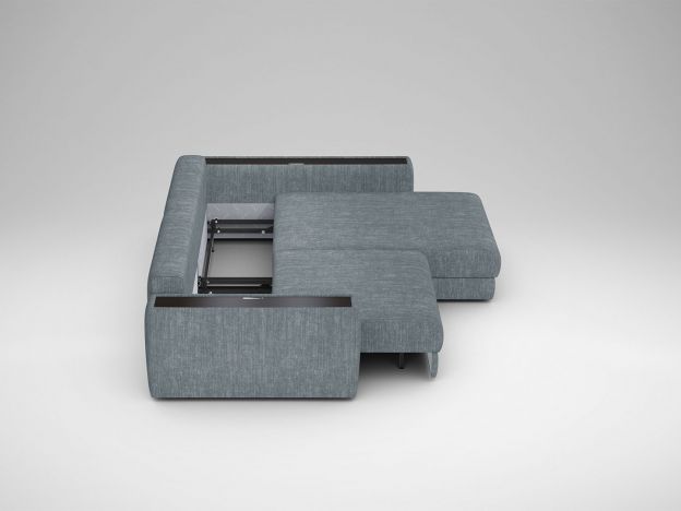 Угловой диван MOON 007 цвет серый (фото 191120)