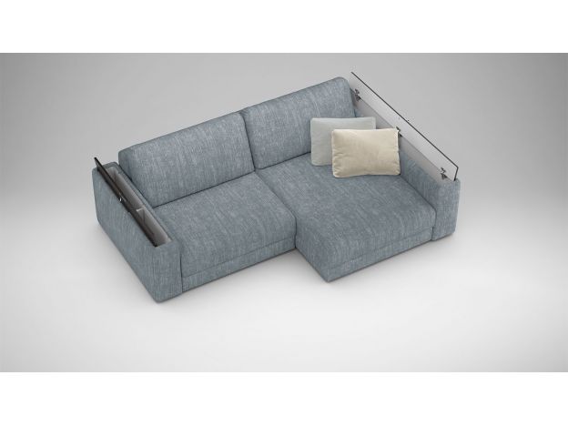 Угловой диван MOON 007 цвет серый (фото 191122)