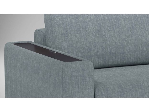 Угловой диван MOON 007 цвет серый (фото 191123)