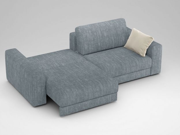 Угловой диван MOON 007 цвет серый (фото 191159)