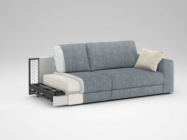 Угловой диван MOON 007 цвет серый (фото 191164) Угловой диван MOON 007 цвет серый (фото 191164)