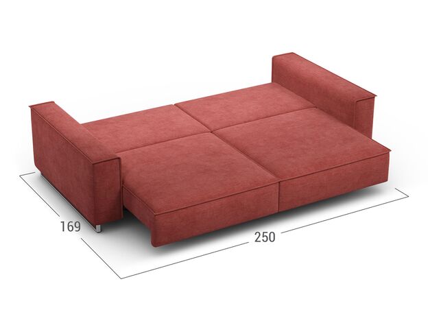 Диван MOON 005 цвет красный (фото 191523)