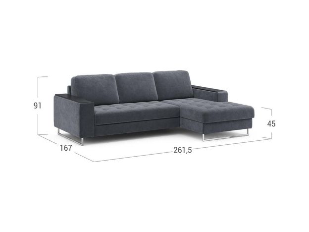 Угловой диван MOON 117 цвет серый (фото 194483) Угловой диван MOON 117 цвет серый (фото 194483)