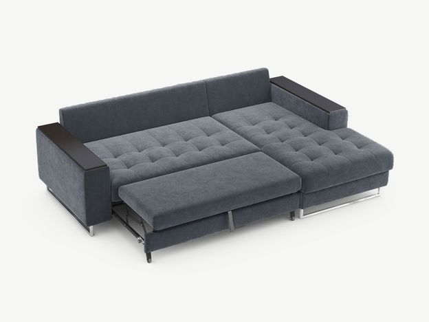 Угловой диван MOON 117 цвет серый (фото 194475)
