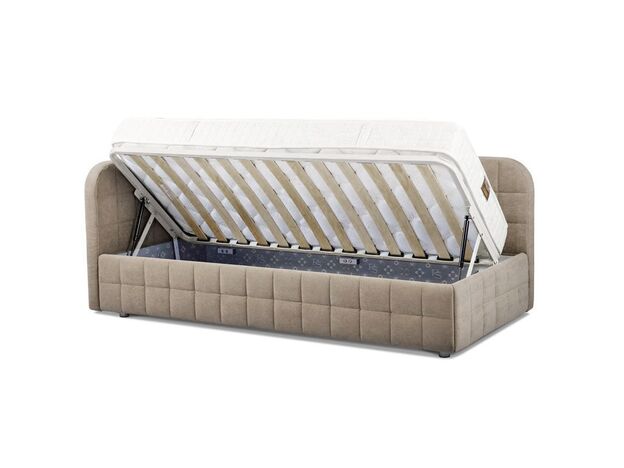 Кровать-тахта с подъемным механизмом Лакко цвет коричневый (фото 53460) Кровать-тахта с подъемным механизмом Лакко цвет коричневый (фото 53460)