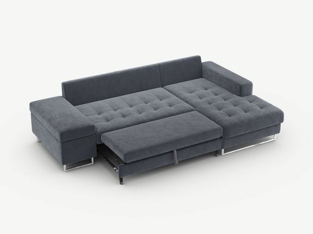 Угловой диван MOON 117 цвет серый (фото 194415)