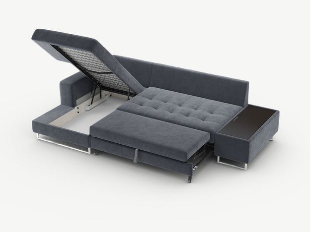 Угловой диван MOON 117 цвет серый (фото 194432) Угловой диван MOON 117 цвет серый (фото 194432)