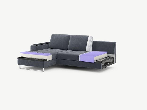 Угловой диван MOON 117 цвет серый (фото 194435) Угловой диван MOON 117 цвет серый (фото 194435)