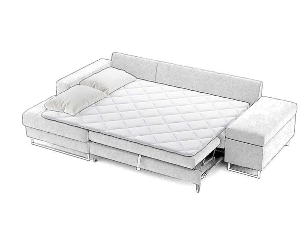 Угловой диван MOON 117 цвет коричневый (фото 194614)