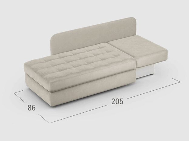 Диван кушетка MOON 074 цвет бежевый (фото 195366)