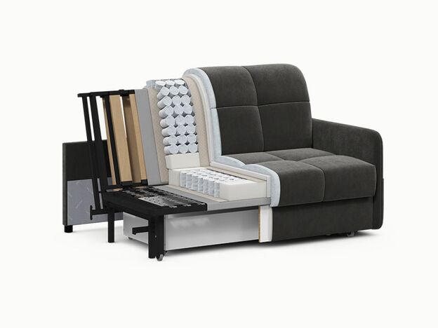 Диван MOON 120 цвет черный,серый (фото 195930) Диван MOON 120 цвет черный,серый (фото 195930)