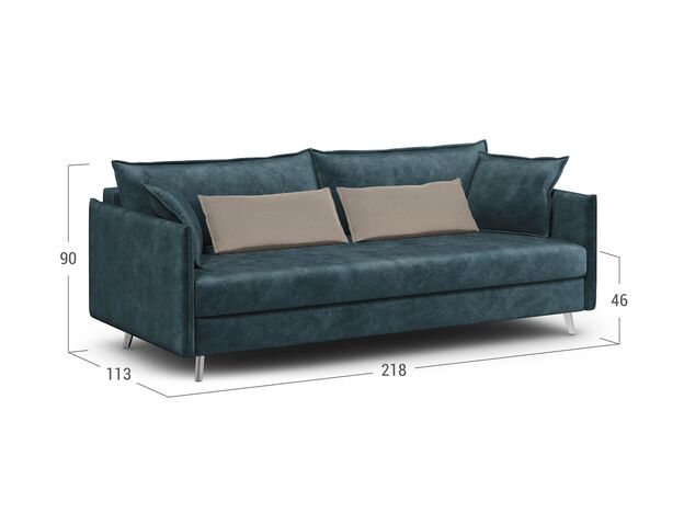 Диван MOON 171 цвет синий (фото 183360)