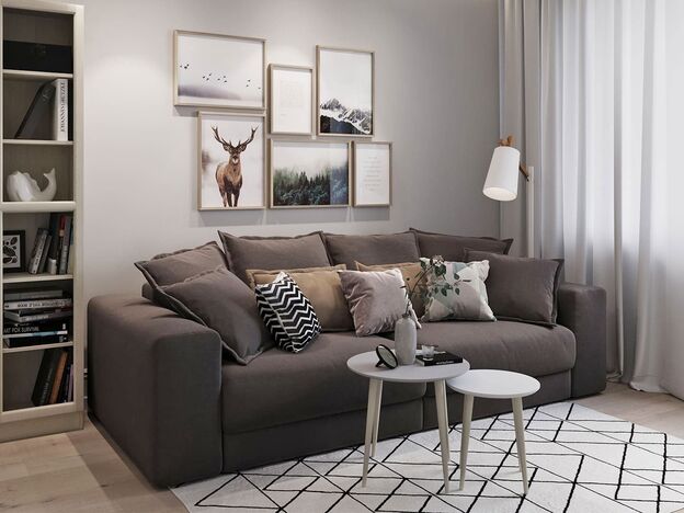 Диван MOON 007 цвет коричневый (фото 196400) Диван MOON 007 цвет коричневый (фото 196400)