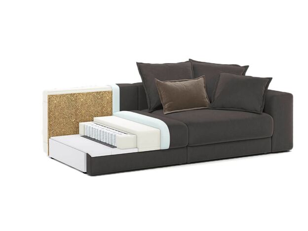 Диван MOON 007 цвет коричневый (фото 196399) Диван MOON 007 цвет коричневый (фото 196399)