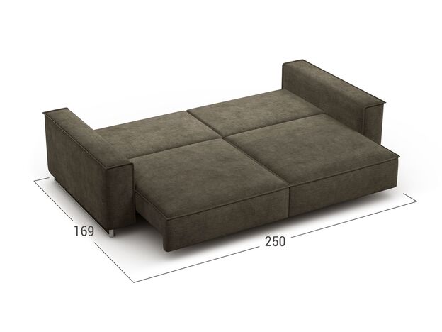 Диван MOON 005 цвет коричневый (фото 196576)