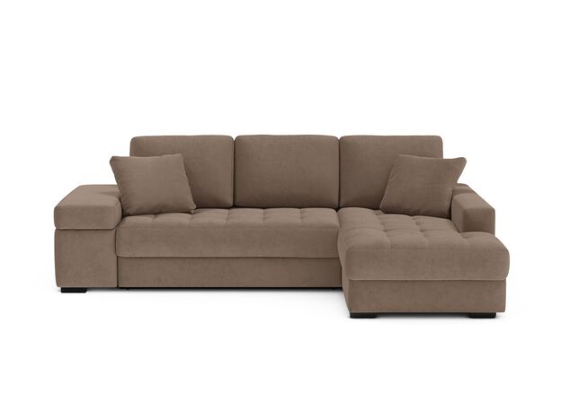 Угловой диван MOON 107 цвет бежевый,коричневый (фото 197705)