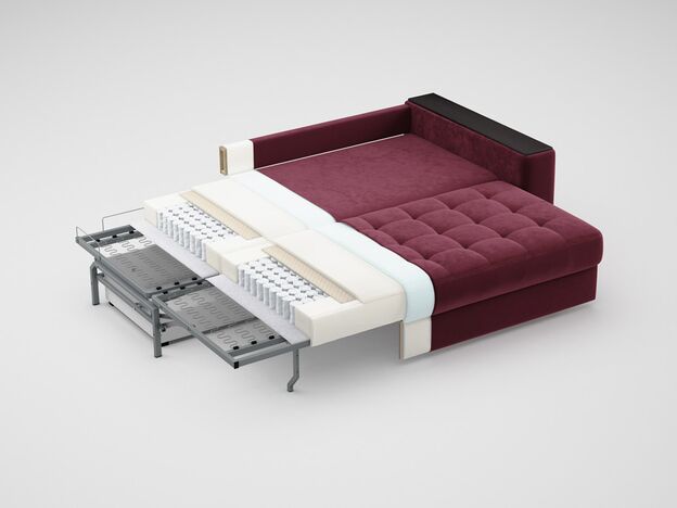 Диван MOON 107 цвет красный (фото 17501)