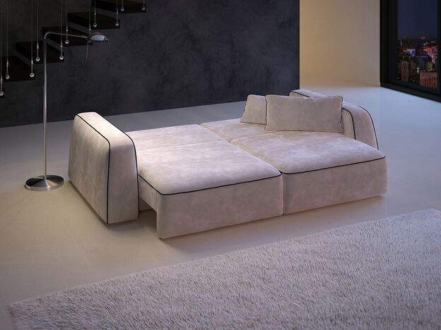 Диван MOON 008 цвет белый,бежевый (фото 4323)