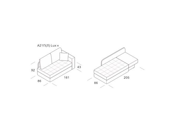 Диван кушетка MOON 074 цвет сиреневый,розовый (фото 16923)