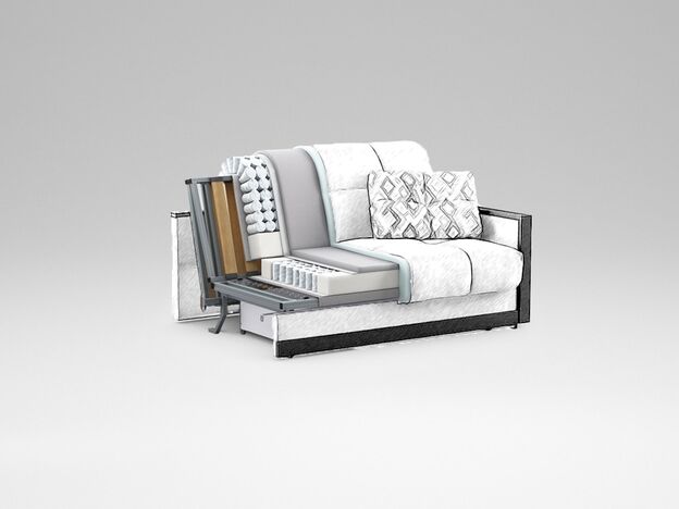 Кресло-кровать MOON 015 цвет серый (фото 86687)