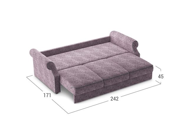 Диван MOON 112 цвет сиреневый (фото 90669)