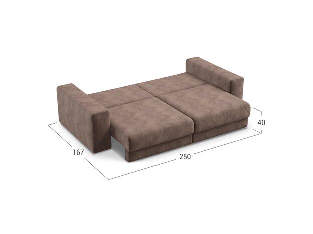 Диван MOON 007 цвет коричневый (фото 89912)