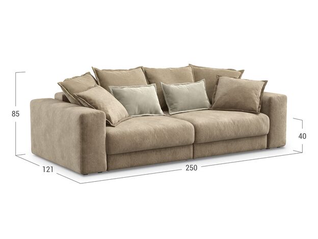 Диван MOON 007 цвет коричневый (фото 89990)