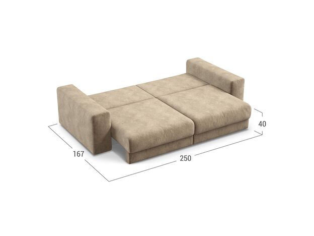 Диван MOON 007 цвет коричневый (фото 89991)