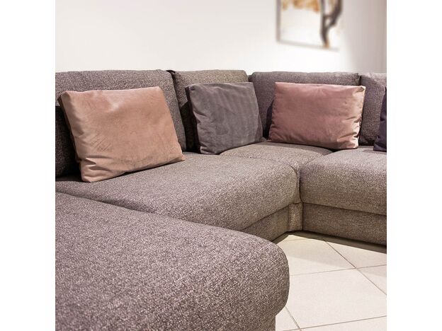 Угловой диван MOON 007 цвет коричневый (фото 107038)