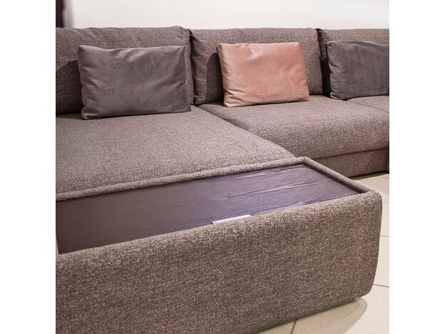 Угловой диван MOON 007 цвет коричневый (фото 107041)
