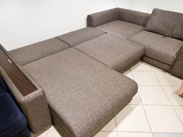 Угловой диван MOON 007 цвет коричневый (фото 107042) Угловой диван MOON 007 цвет коричневый (фото 107042)