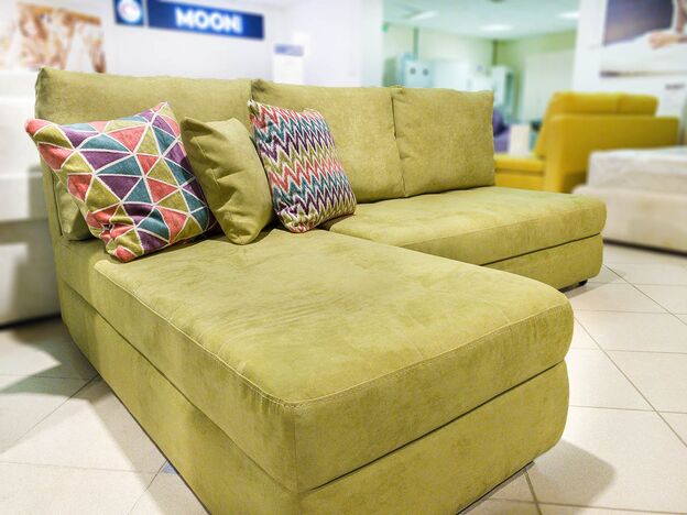 Угловой диван MOON 074 цвет зеленый (фото 107295)