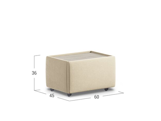 Прикроватная тумба MOON 1009 цвет бежевый (фото 129805) Прикроватная тумба MOON 1009 цвет бежевый (фото 129805)