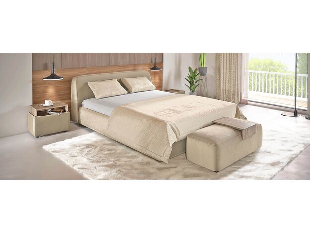 Прикроватная тумба MOON 1009 цвет бежевый (фото 129803) Прикроватная тумба MOON 1009 цвет бежевый (фото 129803)