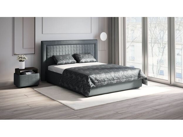 Прикроватная тумба MOON 1009 цвет серый (фото 129635)