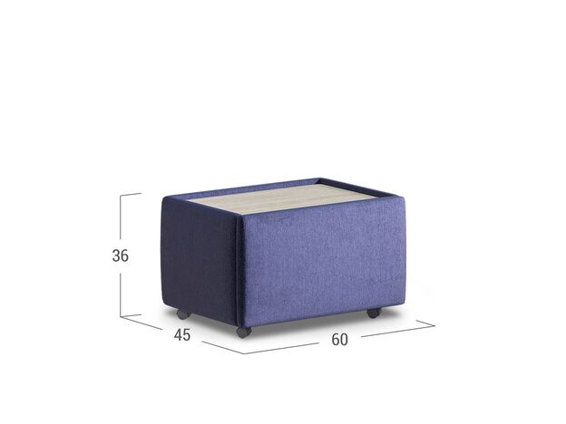 Прикроватная тумба MOON 1009 цвет синий,фиолетовый (фото 129751)