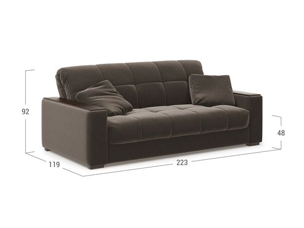 Диван MOON 107 цвет коричневый (фото 136060)