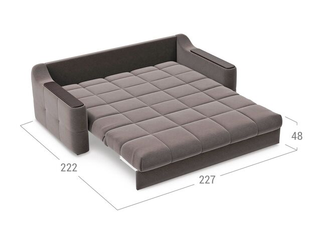 Диван MOON 116 цвет коричневый,серый (фото 136694)