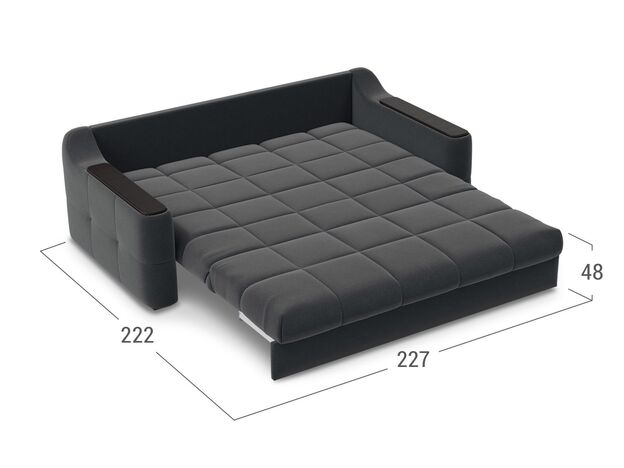 Диван MOON 116 цвет черный,серый (фото 136981)