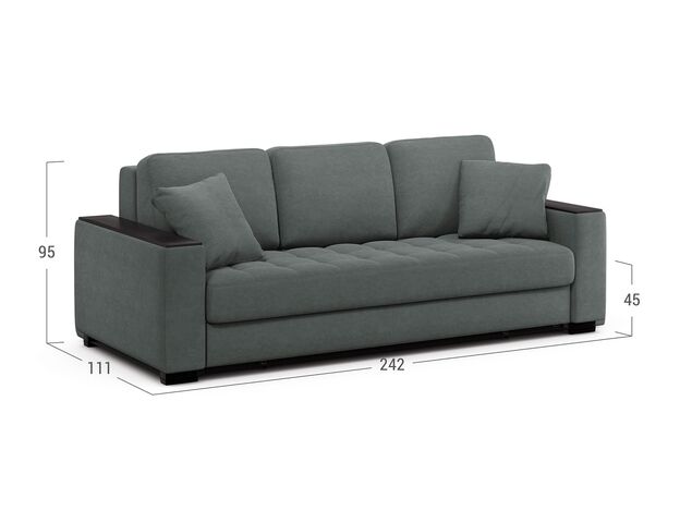 Диван MOON 107 цвет серый (фото 199225) Диван MOON 107 цвет серый (фото 199225)