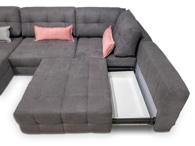 Угловой диван MOON 160 цвет серый (фото 199026)