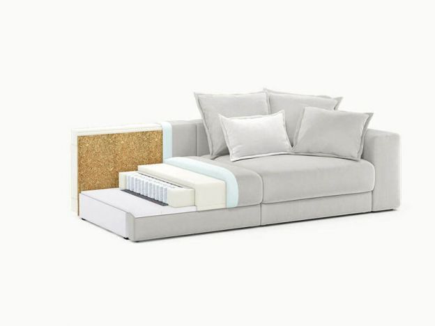 Диван MOON 007 цвет белый,бежевый (фото 195334)