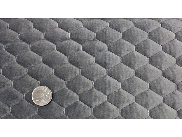 микровелюр melody romb grey