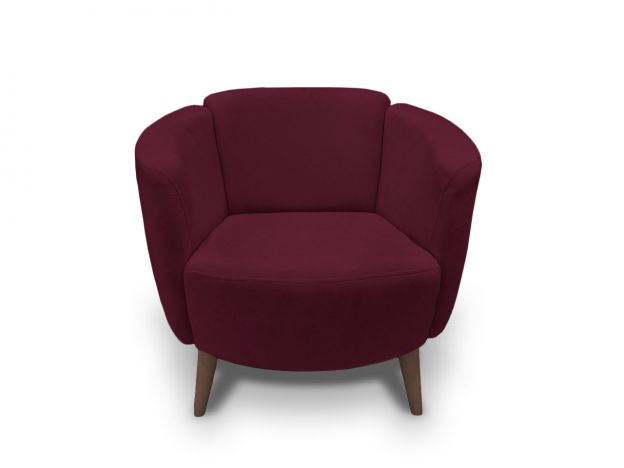 Кресло Тулип NEW цвет красный,бордовый (фото 200743)